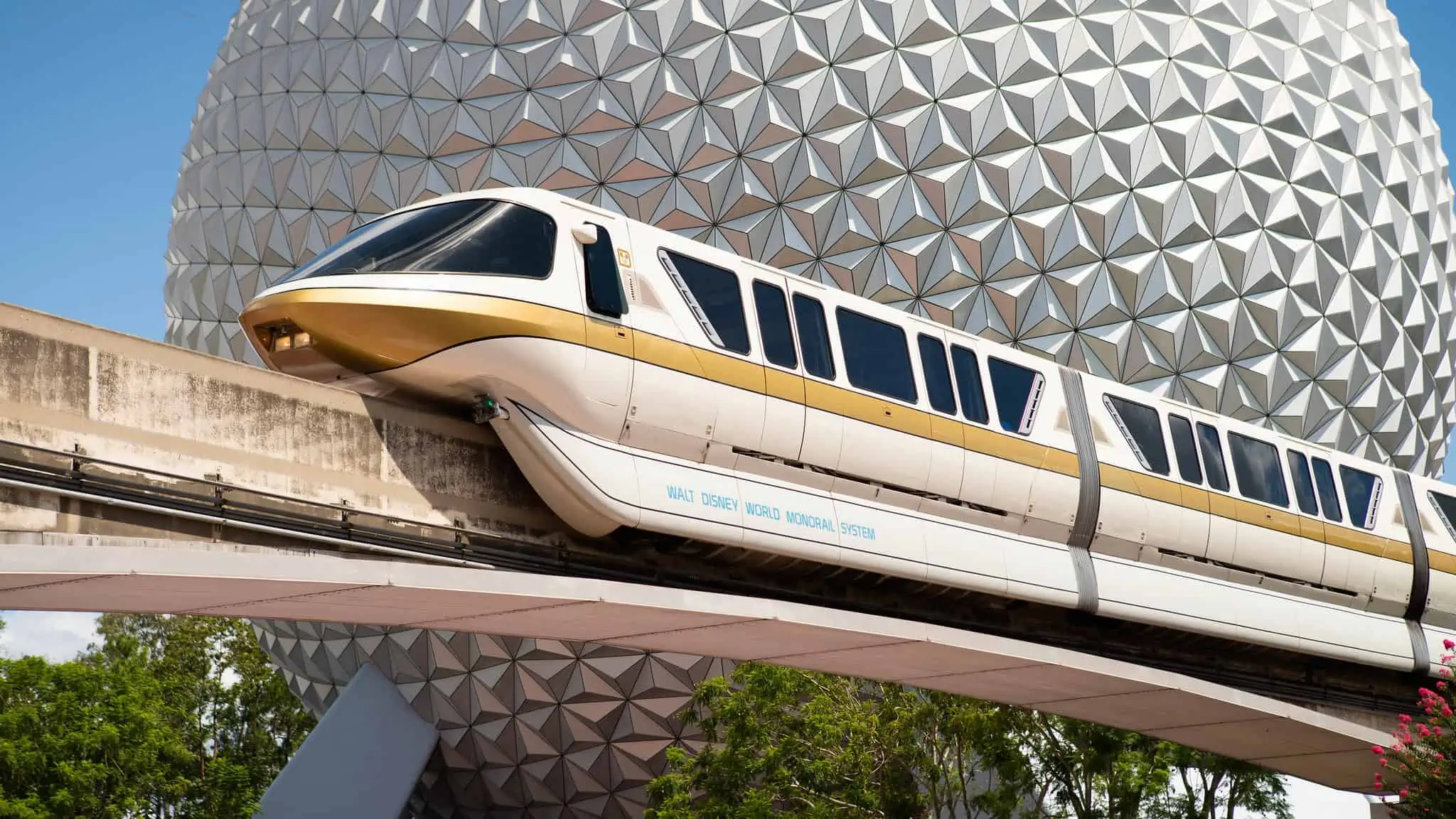 The star of Disney transportation: the monorail.
